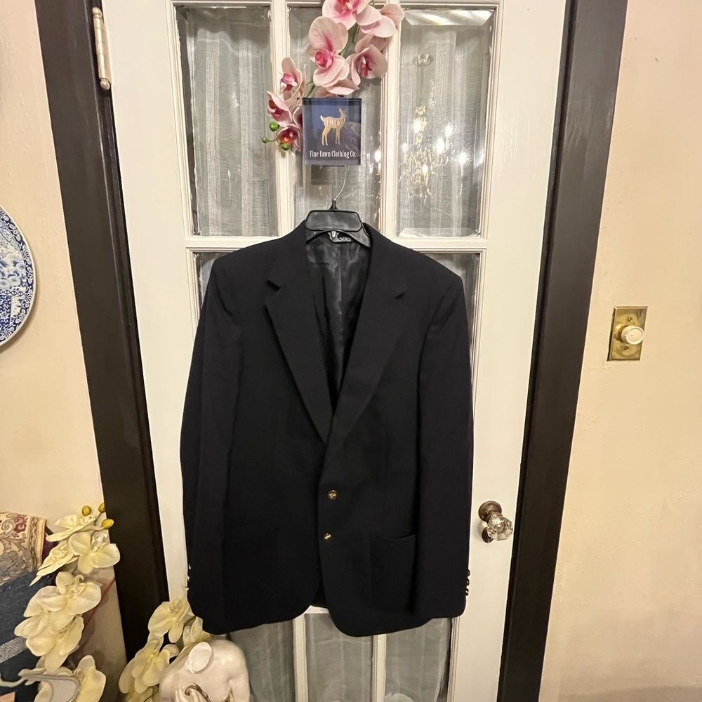 Burberry’s Dark Navy Blue Sports Jacket